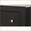 Commode, commode haute moderne à 4 tiroirs avec plateau en faux marbre blanc moderne | Noir | Blanc