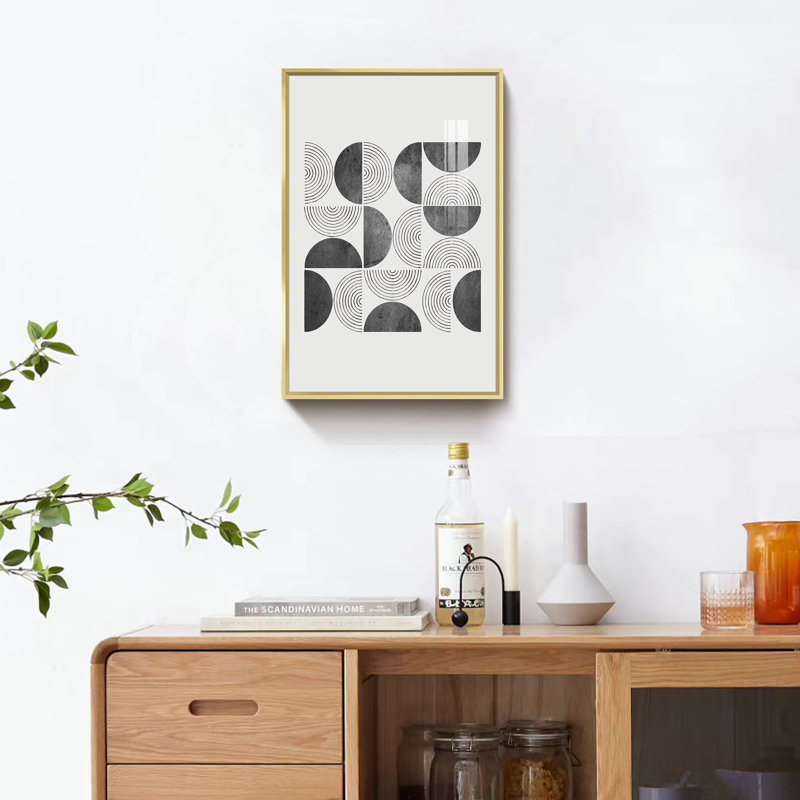 Boho - reproduction d'art sur toile, L 12 po x H 16 po, Or
