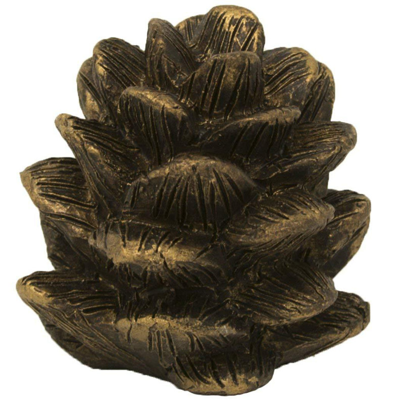 Fleuron Javarris Pinecone, Bronze/Doré
