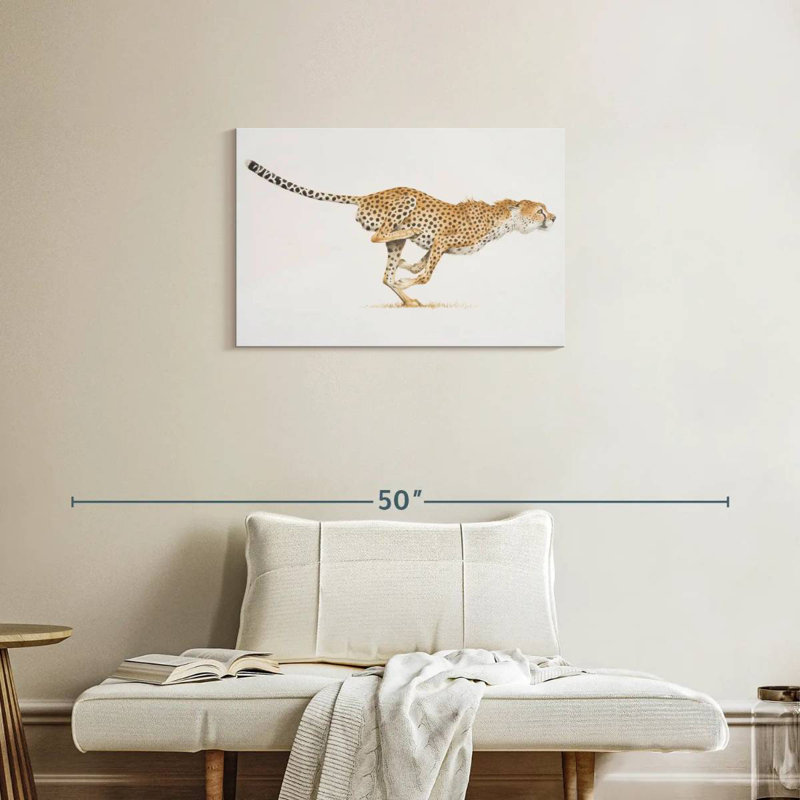 Brampt Running Wild Cat, 20" H x 30" W