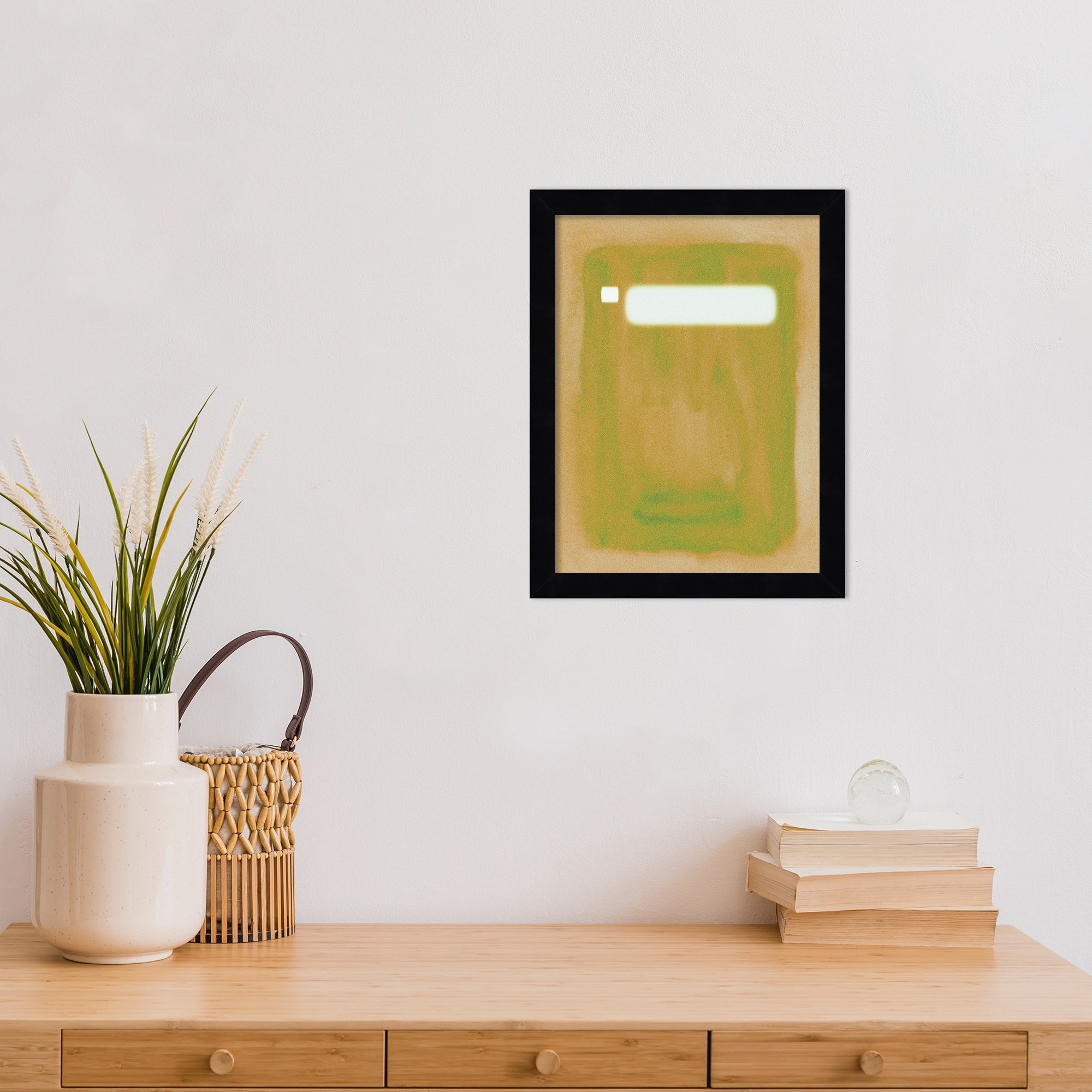 Focal Point II by Melissa Wang Wood Framed Wall Art Print, Black, 13" H x 10" W