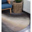Tapis bleu en laine touffeté à la main Sinderen-24178501