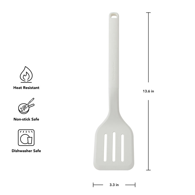 KitchenAid® Slotted Turner, Porcelain