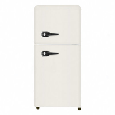 3.5Cu.Ft Compact Refrigerator Mini Fridge With Freezer, Small Refrigerator With 2 Door, 7 Level Thermostat Removable Shelves For Kitchen, Dorm, Apartment, Bar, Office