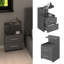 Apalachin 40cm W Engineered Wood Bedside Table