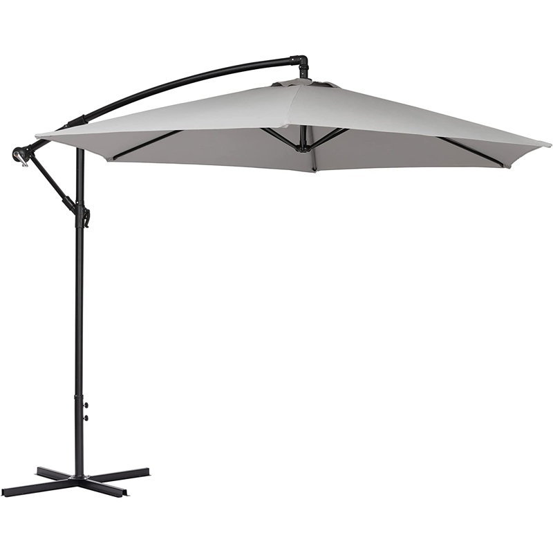 Nona 247cm X 0cm Rectangular Cantilever Parasol, Grey