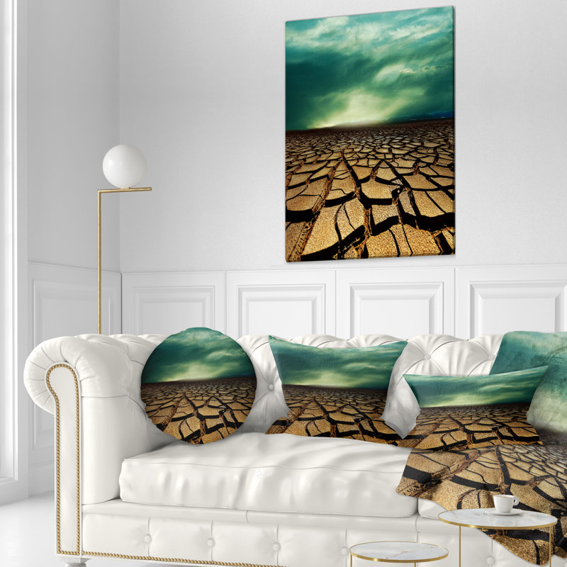 Oreiller de la sécheresse paysage, Rectangulaire, 12 po x 20 po