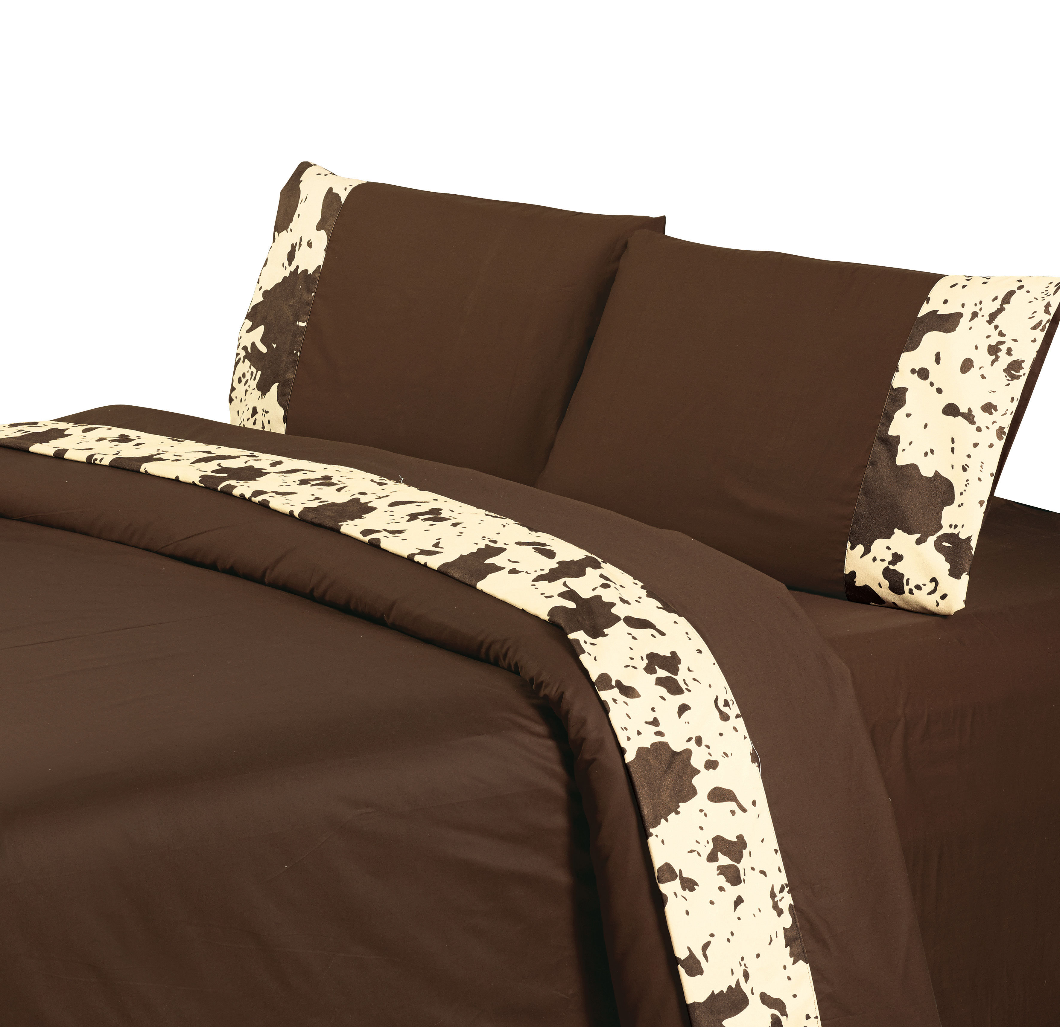 Cow Thread Paseo Road by HiEnd Accents Baddock Cowhide Cow Print 350 Thread Count ...