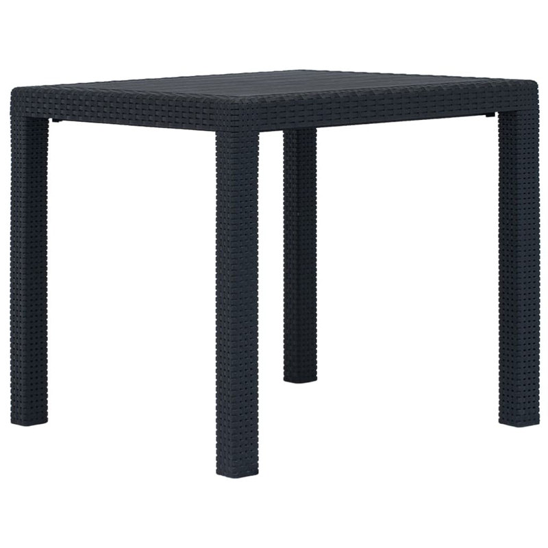 Etude Outdoor Dining Table, 72cm H x 79cm W x 79cm D, Grey