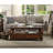 Walnut Coffee Table With Ample Storage, 4 Drawers And 1 Open Compartment Rectangular Functional Shelf