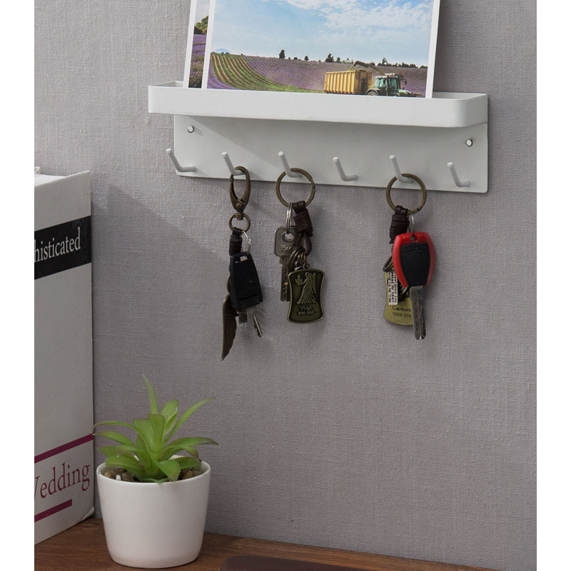 Carlise Wall Mail Organiser with Key Hooks