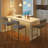 2pcs Bar Stools Kitchen Bar Stools With Footrest, 25.5 In Upholstered Bar Chairs Counter Barstools Gold