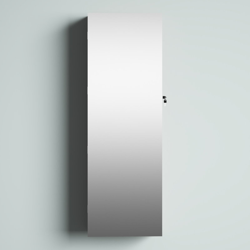 Armoire à bijoux murale avec miroir Alydia