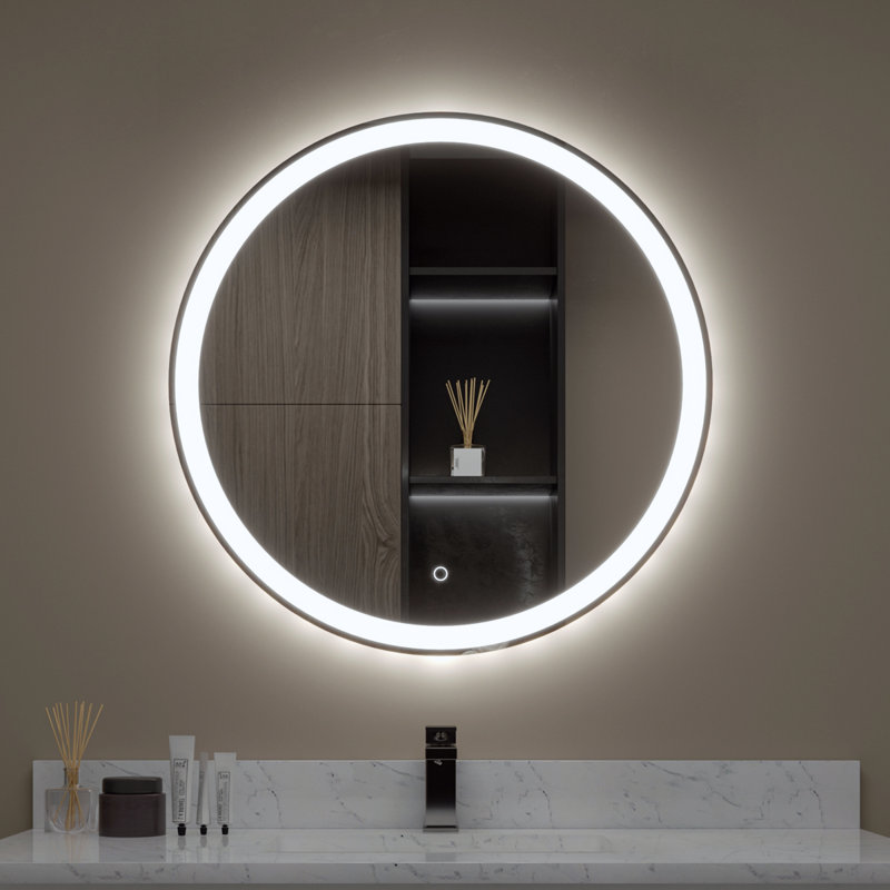 Orrill Round Mirror, 32" H x  32" W x 1.6" D