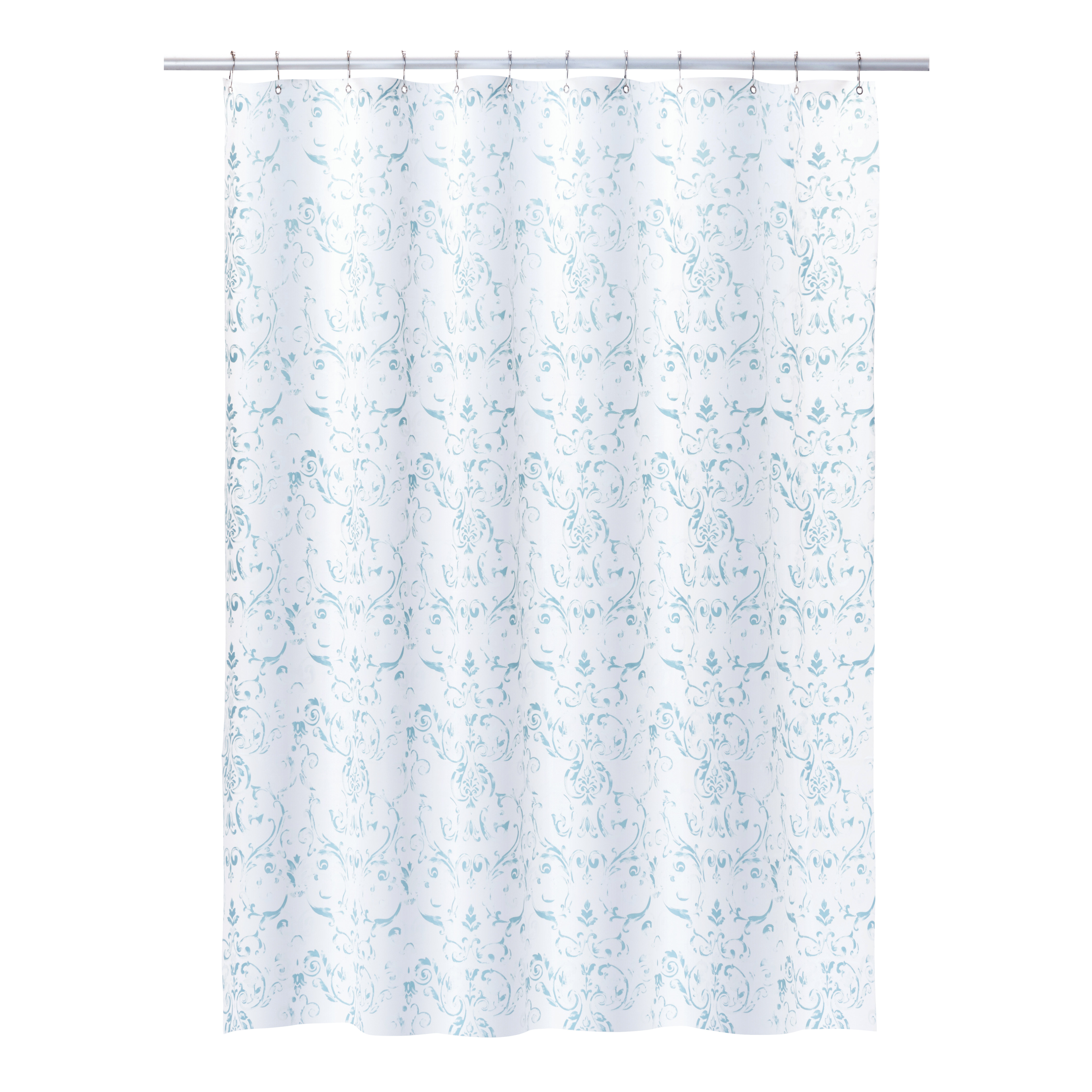 Laura Ashley PEVA Damask Shower Curtain