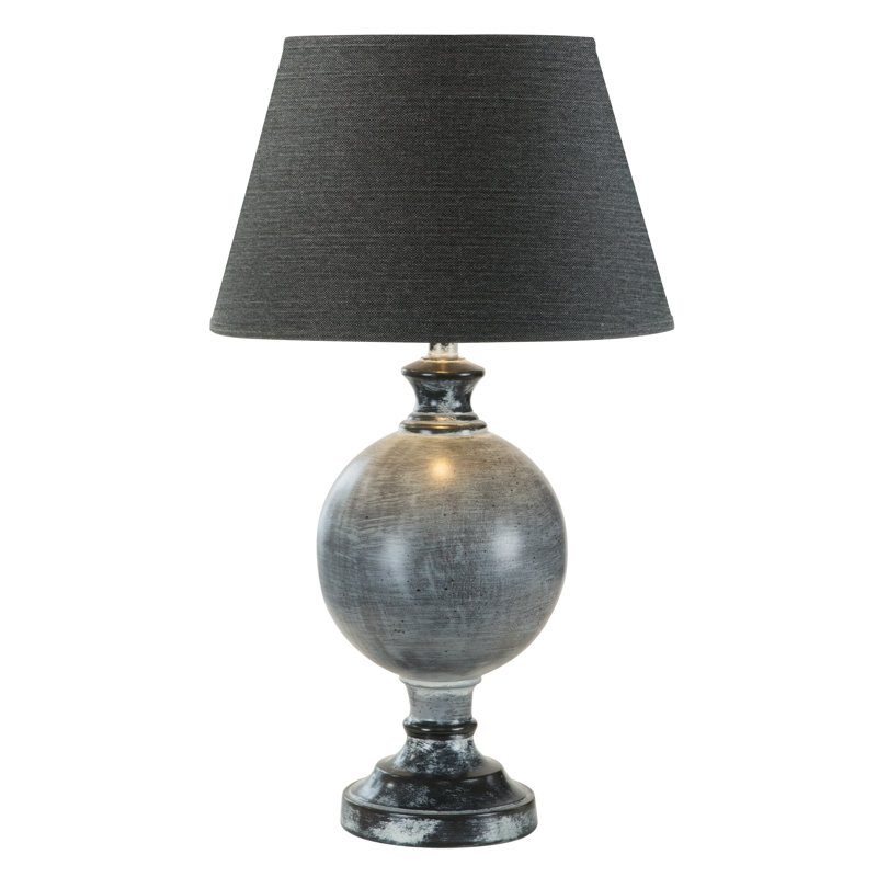 Lampe de table 28 po Fraser, Vert jade, Gris foncé