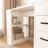 Modern White Computer Desk With 3 Drawers And Easy Surface 41 Charging Socket Ample Storage