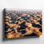 Toile vue aérienne d'un vaste paysage désertique avec sable ondulé, art mural Dunes Leurs surfaces sculptées dans des motifs complexes, art mural-1596408384