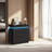 Nightstand With Charging Station And Led Lights,Night Stand With Sliding Top For Bedroom,Bedside Table With Drawers,Modern End Side Table,Black.28.8''W X 17''D X 30.5''H.-1683730405