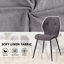 Miko 50cm H Velvet Upholstered Metal Side Chair-254413085