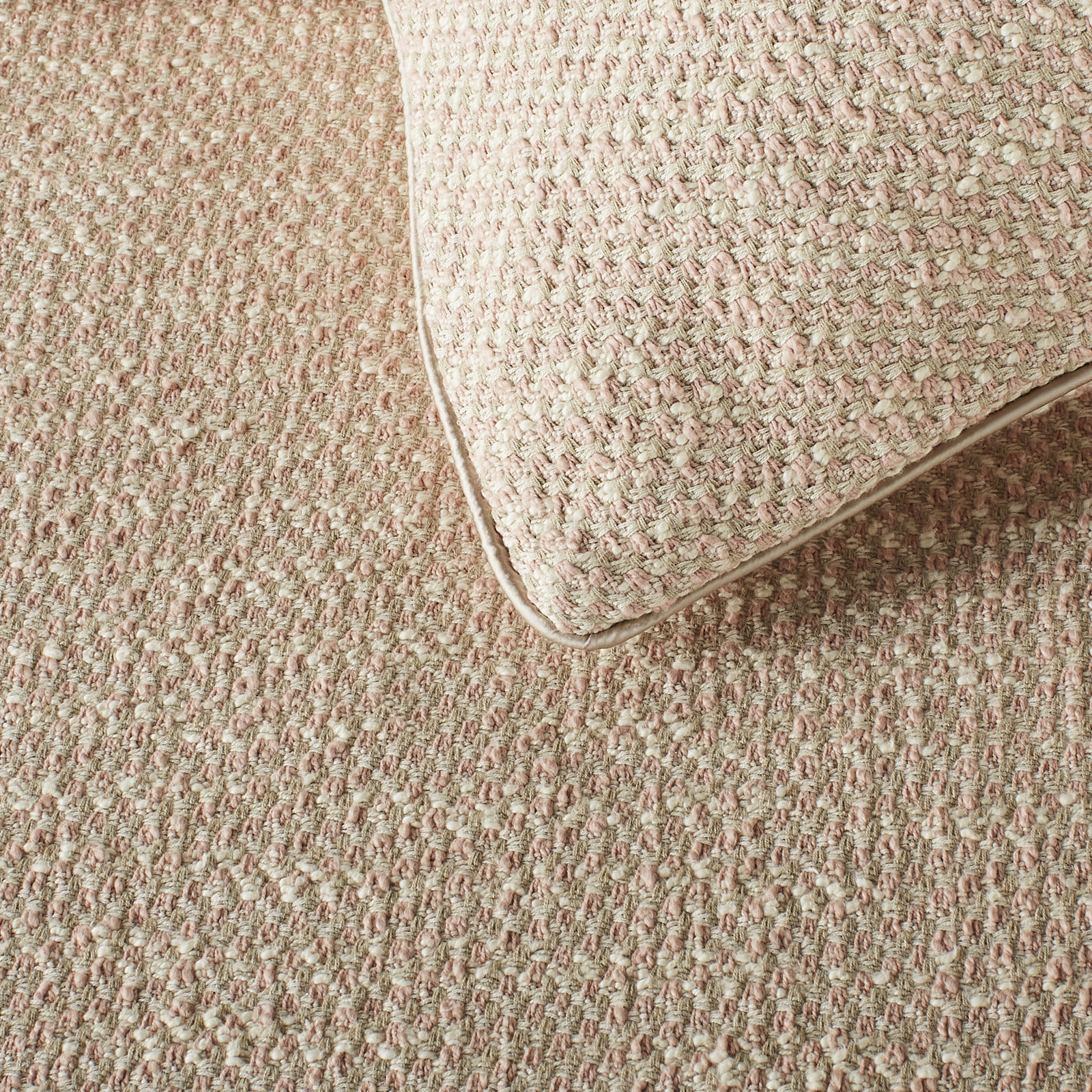 Brylon Cotton Duvet Cover Set, Vintage Rose, Queen