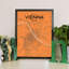 Vienna City Map - No Frame Print-356879763