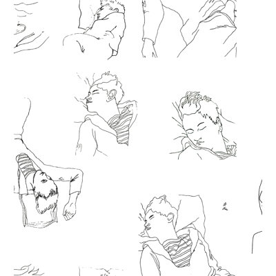 The Wall - Jean Cocteau Wallpaper Double Roll