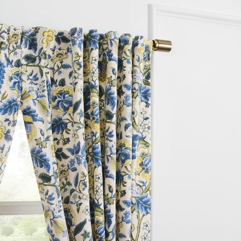 Panneau de satin 100% satin de coton Waverly, L 52 po x L 95 po