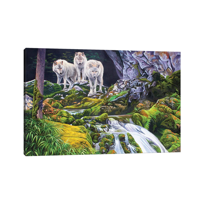 Alaskan Brothers by Graeme Stevenson - Gallery-Wrapped Canvas Giclée on Canvas, No Frame, 20.32 cm H x 30.48 cm W