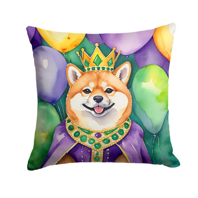 King of Mardi Gras Throw Pillow