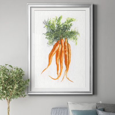Garden Fresh Carrots - Reproduction de photo encadrée sur papier