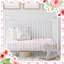 Ensemble de 2 draps de lit de bébé pour ensemble de draps Coquette pour matelas de lit de bébé standard