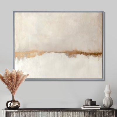 Abstrait doré blanc, lignes murales ombrées, art mural minimaliste