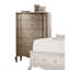 Commode antique à finition taupe