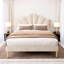 Aarna Velvet Upholstered Bed-1634610710-1634610712