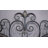 Vintage Scroll Wrought Iron Wall Decor 36" X 24", Hanging Distressed Finish Traditional Large Metal Art Wall Decor