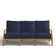Haley Teak Outdoor Lattice Back Sofa