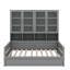 Wooden  Daybed, Boasts Glass-Fronted Storage Units, LED Lighting-96822396-96822397
