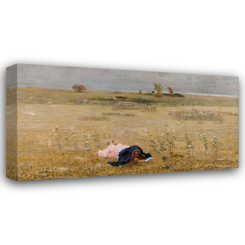 "In Autumn" par Jacek Malczewski - Art mural sur toile tendue avec châssis, H 40 po x l 28 po