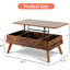 Table basse à plateau relevable avec rangement caché, table centrale moderne facile à assembler pour le salon, le bureau personnel et les espaces de réception-1604424734