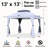 MASTERCANOPY Pop Up Gazebo with Mesh Walls and Vented Roof-134442160-134442157