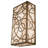 Fizz Deco Steel Flush Mounted Sconce