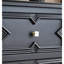 Commode d'appoint française de luxe à lumière noire