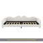 Full Size Upholstered Daybed, Sherpa Fabric Sofabed With Cloud-Shaped Backrest, No Box-Spring Needed, White-1955096066