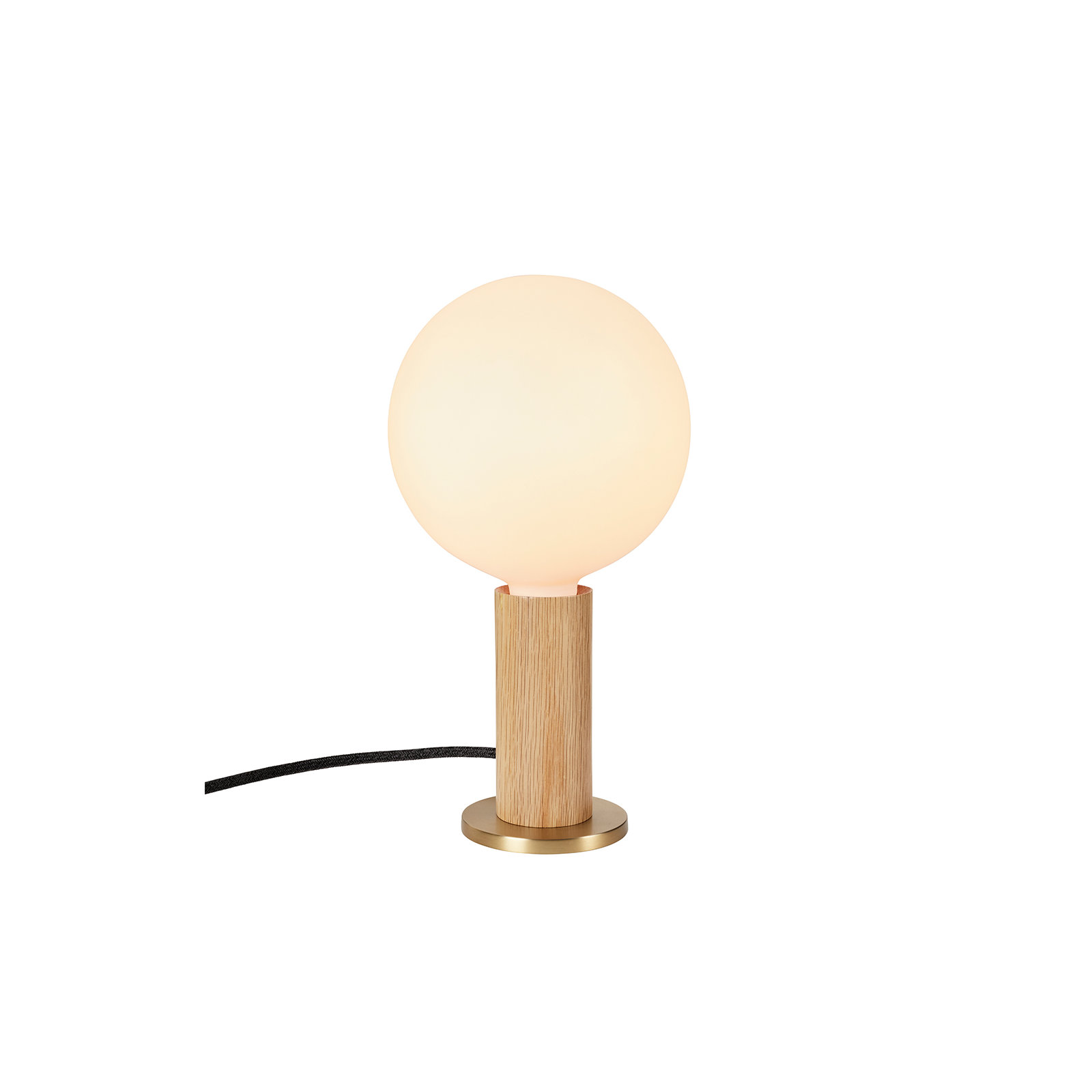 Knuckle Globe Lamp, Oak