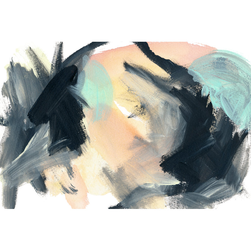 Artistic Acrylic Hand Drawn Background - Wrapped Canvas Print, 51cm H x 76cm W x 3.8cm D