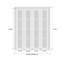 Portes coulissantes doubles pliantes pour placard 96 x 80 pouces Ego 5012, chêne gris peint, rails robustes, moulures, garnitures, quincaillerie, bois massif, portes de placard de chambre-99701648-99701653