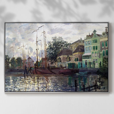 Zaandam, The Dike, Evening, 1871, reproduction d'art sur toile