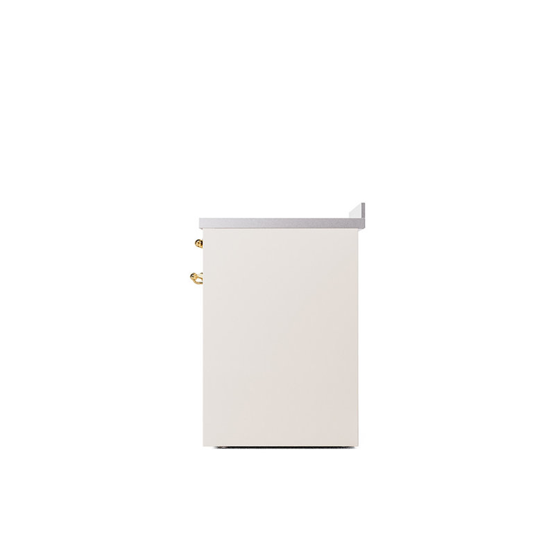 ILVE Nostalgie II 30 in Induction Range, Antique White/Brass