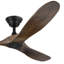 Grand ventilateur de plafond en bois massif à 3 pales avec télécommande-1395345591-1395345588